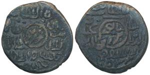 Ghiyath al-din Mahmud, Silver ½ Tanka, 4.7g, Fathabad Mint, al-sultan bin al-sultan ghiyat
