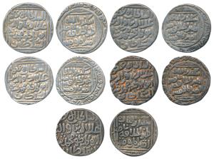 Ala ud Din Muhammad Shah II Khilji, Silver Tanka (5), Hazrat Delhi Mint. Very Fine to Very