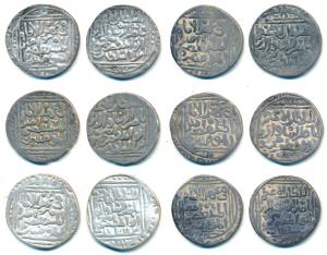 Ala ud Din Muhammad Shah II Khilji, Silver Tanka (5), Hazrat Delhi Mint. Very Fine to Extr