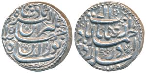 Jahangir, Silver Rupee, 11.37g, Ahmedabad Mint, Inayat couplet, AH 1029/15 (KM 149.4). Ext