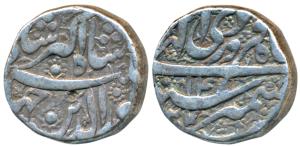 Jahangir, Silver Rupee, 11.30g, Kashmir Mint, Month Farwardin, RY 14 (KM 145.10). Very Fin
