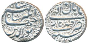 Jahangir, Silver Rupee, 11.36g, Qandhar Mint, Month Aban, RY 9 (KM 145.13). Extremely Fine