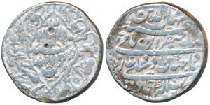 Shah Jahan, Silver Rupee, 11.20g, Akbarabad Mint, AH 1042/6, legend within leaf like quatr