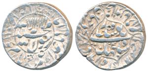 Shah Jahan, Silver Rupee, 11.36g, Shahjahanabad Mint, AH 1060/24, Kalima within circle on 