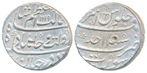 Azam Shah (AH 1118-1119/ 1707 AD), Silver Rupee, 11.26g, Surat Mint, AH 1119/Ahd, (KM 332.