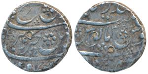 Farrukhsiyar, Silver Rupee, 11.48g, Farkhanda Bunyad Hyderabad Mint, AH 112X/3 (KM 377.31)