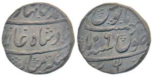 Ahmed Shah Bahadur(AH 1161-1167, 1748-1754 AD), Silver Rupee, 11.2g, Bareli Mint, AH (116)
