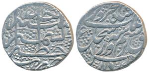 Shuja al-Mulk second reign (AH 1218-1224, 1803-1808 AD), Silver Rupee, 10.91g, Kashmir Min