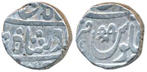 Mominabad urf Chakan Mint, Silver Rupee, 11.19g, in the name of Shah Alam II, with ‘Shri’ 