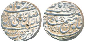 Najib-ud-Daulah, Silver Rupee, 11.32g, Najibabad Mint, in the name of Shah Alam II, AH (11