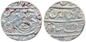 Ghazi-ud-din Haider (AH 1230-1243, 1819-1827 AD), Silver Rupee, 10.06g, Dar al-Amaret Lakh