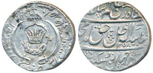 Amjad Ali Shah (AH 1258-1263, 1842-1847 AD), Silver Rupee, 11.1g, Mulk Awadh Bait us-Sulta