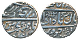 Takht Singh, Silver Rupee, 11.18g, Pali Mint with pseudo mint name Dar-al-Mansur Jodhpur, 