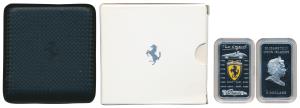 Cook Island, Elizabeth II, Silver Rectangular 5 Dollars, 25g, 2009, Ferrari the legend, th