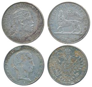 Ethopia, King Menelik II, Silver 1 Gersh, 27.97g, obv. crowned bust facing to right, rev. 
