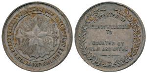 Women’s Branch Bombay Presidency War and Relief Fund Exhibition, 1917, rev. Presented by H