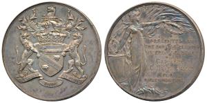 Viceroy's Presentation Medal for Rifle Shooting, Silver Medal, 50.52g, obv. Earl of Readin