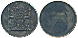 Viceroy of India, Silver Gilt Bronze Medal, 56.04g, coat of Arms of Lord Willingdon, Unifa