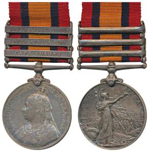 Queen’s South Africa Medal, Silver, 1899, South Africa 1902, South Africa 1901, Cape Colon