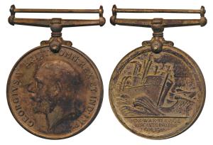 Mercantile Marine War Medal, George V, Bronze, awarded to Saleem Sungoor (MYB 169). Very F