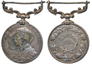Meritorious Service Medal, George V, Silver, awarded to 2743 Havaldar Govind Ram 101 Grena
