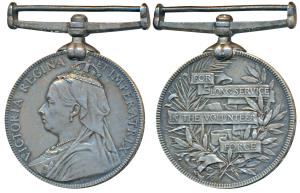 For Long Service in the Volunteer Force Medal, Victoria, Silver, awarded to No. 404 Serjea