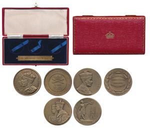 The reign of three Kings in 1936, Copper Medal (Small size) (3), a notable year in English