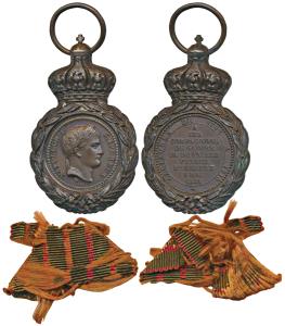 France, Napoleon I, Bronze Medal, 30.95g, obv. bust of the emperor with laurel wreath surm