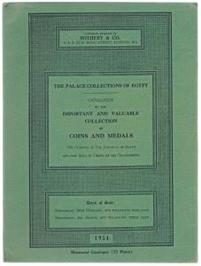 Auction Catalogue of the King Farookh Collection, the property of the Republic of Egypt, b