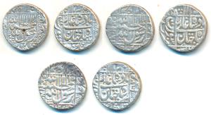Shah Jahan, Silver Rupee (3), Surat Mint, AH 1061, 106X/24 and RY 17, legend within square