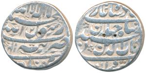 Shah Jahan, Silver Rupee, 11.29g, Tatta Mint, Month Bahman, AH 103X/2, legend in four line