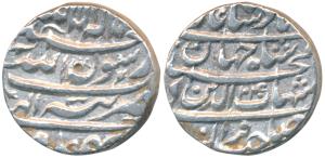 Shah Jahan, Silver Rupee, 11.37g, Tatta Mint, AH 1040/3, Shahib Kiran type, Month Bahman, 