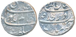 Shah Alam Bahadur, Silver Rupee, 11.42g, Dar-ul-Khilafat Shahjahanabad Mint, AH 1120/2, (K