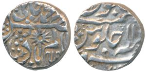 Raja Hindupat Singh, Silver Rupee, Chhatarpur Mint, in the name of Shah Alam II, RY 11, wi