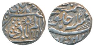 Raja Hindupat Singh, Silver Rupee, Chhatarpur Mint, in the name of Shah Alam II, RY 12, wi