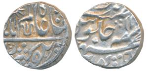 Raja Hindupat Singh, Silver Rupee, Chhatarpur Mint, in the name of Shah Alam II, RY 12, wi