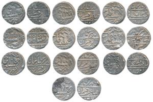 Kota urf Nandgaon Mint, Silver Rupee (10), in the name of Muhammad Akbar II, RY 1, 5, 6, 1