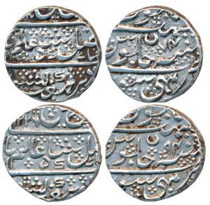 Krishna Raja Wodeyar (AH 1225-1285, 1810-1868 AD), Silver Rupee (2), Mysore Mint, in the n