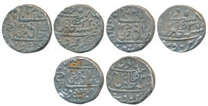 Mahadji Rao, Silver Rupee (3), Narwar Mint, in the name of Shah Alam II, AH 1202/32, AH 12
