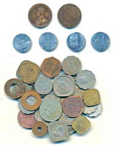 Assorted lot of Copper Nickel (31), George V, ¼ Anna, 1911; George V, 2 Annas 1927, 1935, 
