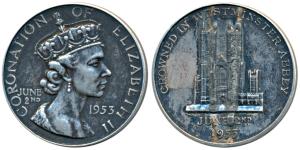 Elizabeth II Coronation Silver Medal, 1953, obv. bust of the ruler with date June 2nd 1952