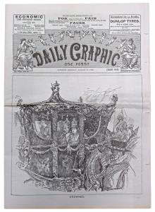 Daily Graphic Newspaper, London, 1902. The coronation of Edward VII. Several pages dedicat