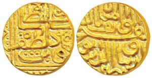 Nasir al-Din Mahmud Shah III (AH 944-961, 1537-1553 AD), Gold Tanka, 11.92g, AH 955, date 