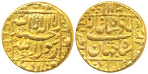 Shah Jahan (AH 1037-1068, 1628-1658 AD), Gold Mohur, 10.97g, Ahmedabad Mint, AH 1056/20, l