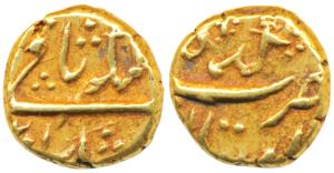 Alamgir II, Gold Pagoda, 3.31g, Imtiyazgarh Mint (KM 468.1). Very Fine+, Scarce.