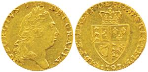Great Britain, George III, Gold Guinea, 8.36g, 1797, popularly known as Spade Guinea, rev.