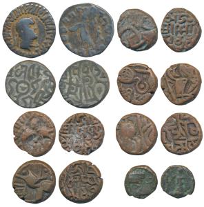 Assorted lot, Indo-Greek, Apollodotus II, Indo-Parthiyan, Kangra Raja of Himachal, Apurvac