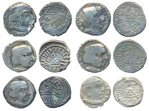 Western Kshatrapas, Kardamaka Family, Rudrasena I, son of Rudrasimha I, as Mahakshatrapa, 