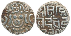 Gahadavalas of Kanauj, Govinda Chandradeva, Base Gold Dinar, 3.51g, obv. Goddess Lakshmi s