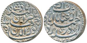 Jahangir, Silver Rupee, 11.43g, Ahmedabad Mint, Inayat couplet, AH 1029/15 (KM 149.4). Ext
